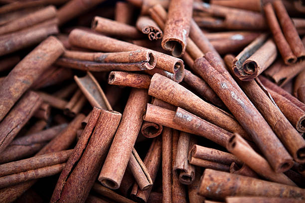 Many sticks of cinnamon See other raw fruit and vegetable images: cinnamon photos stock pictures, royalty-free photos & images