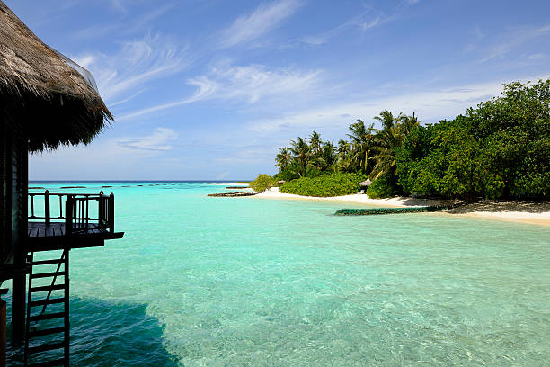 istock Patio, staircase and an island in background 182878635