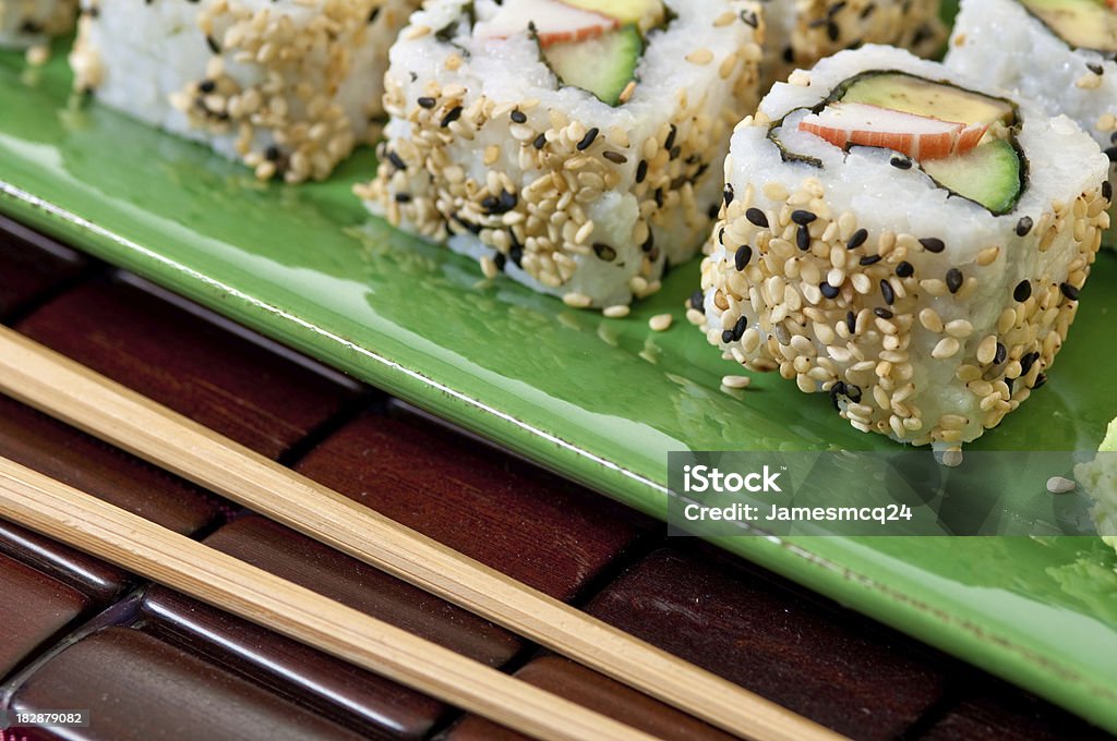 sushi - Foto de stock de Aguacate libre de derechos