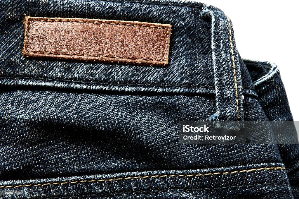 Leere jeans label - Lizenzfrei Acid Wash-Stil Stock-Foto