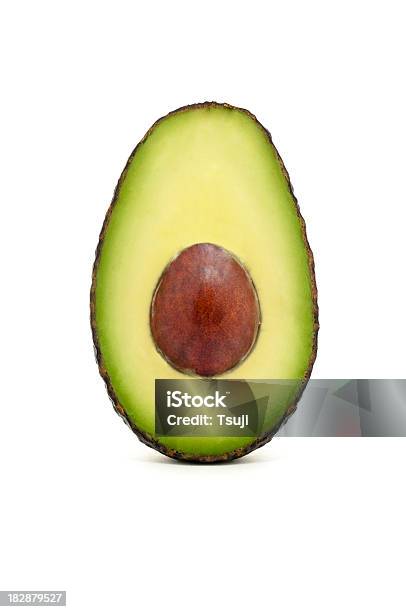 Foto de Aberto De Abacate e mais fotos de stock de Abacate - Abacate, Figura para recortar, Alimentação Saudável
