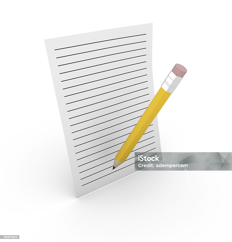 Bloco de notas - Foto de stock de Branco royalty-free