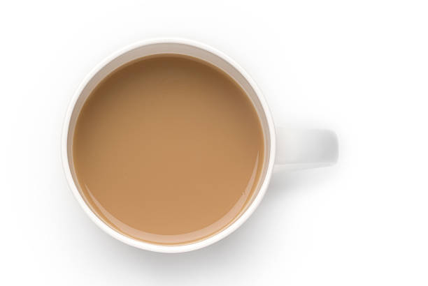 Mug of white coffee