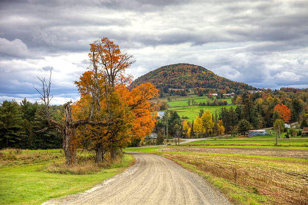 automne dans le nord-est uni - northeast kingdom photos et images de collection