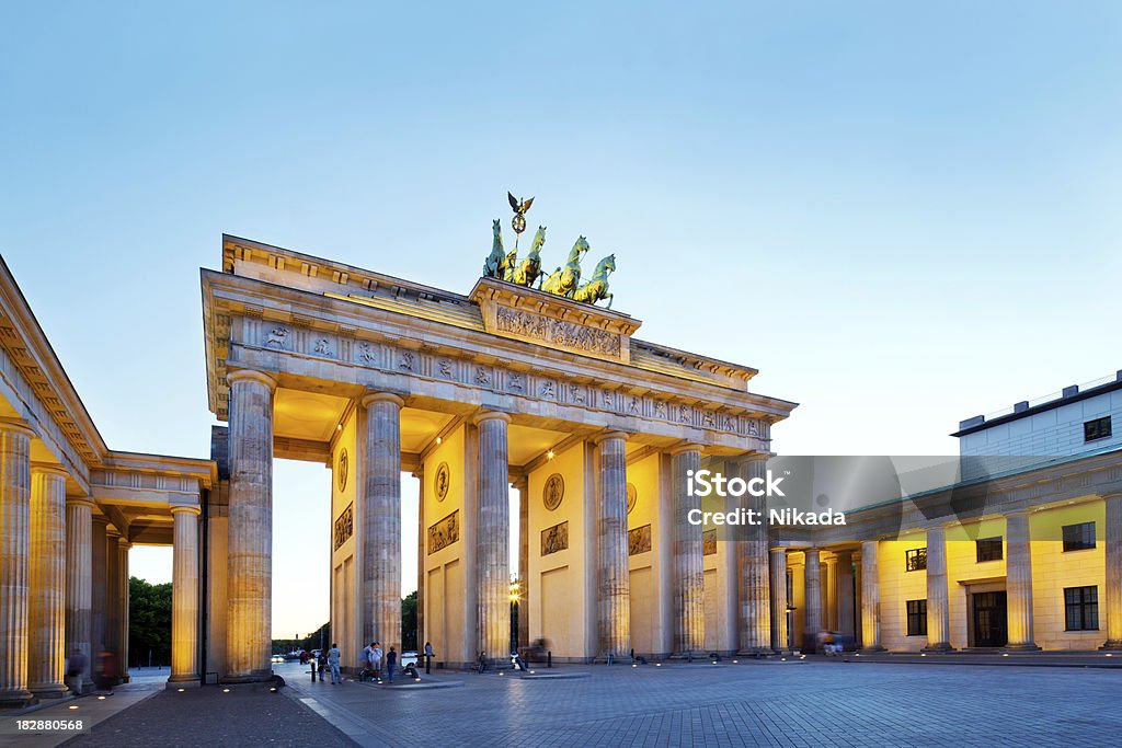 La porte de Brandebourg, Berlin - Photo de Aigle libre de droits