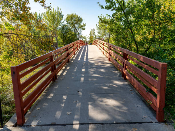 istock Bridge leads over the Boise River in Idaho 1828807591