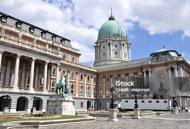 Palazzo Reale Di Budapest Budapest Ungheria - Fotografie stock e altre immagini di Palazzo Reale di Budapest - Palazzo Reale di Budapest, Architettura, Budapest