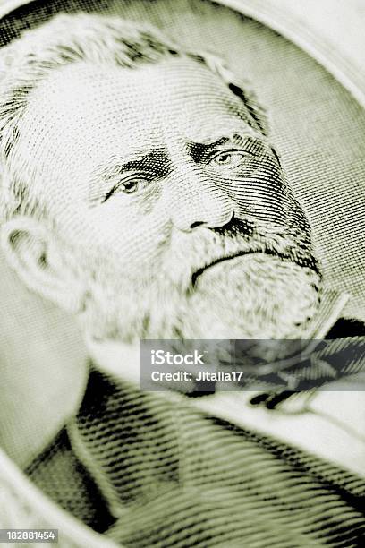 Uniti Banconota Da Cinquanta Dollari Canadesiulysses S Grant - Fotografie stock e altre immagini di Adulto