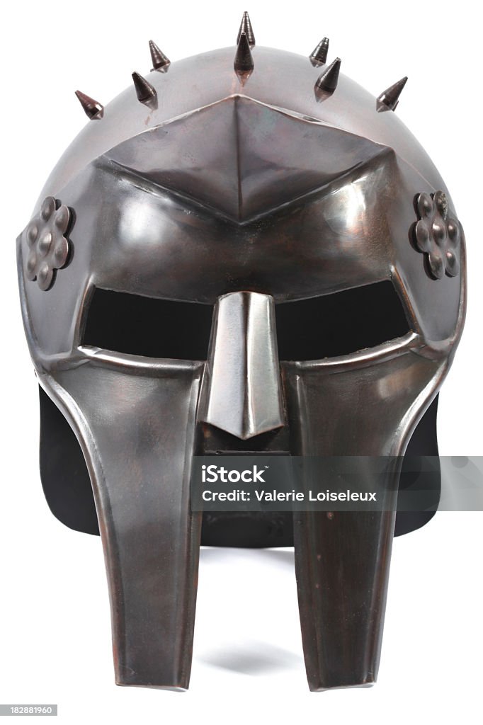 Capacete de gladiador - Foto de stock de Roupa de armadura royalty-free