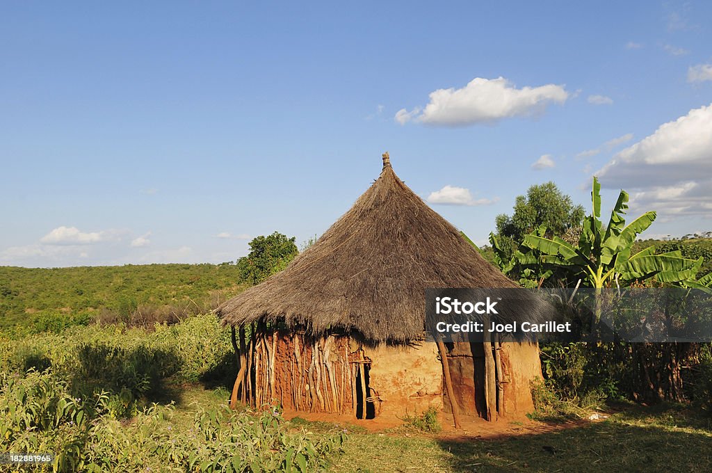 Ethiopian hut appartenant à Banna tribe à proximité du Key Afar, Ethiopie - Photo de Afrique libre de droits