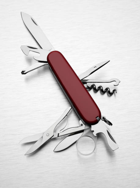 istock Red Swiss Army Knife 182882124