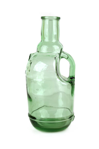 istock Glass jug vase mug isolated on white background. 1828821372