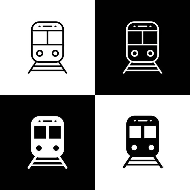 Vector illustration of Urban Transit Subway Icon
