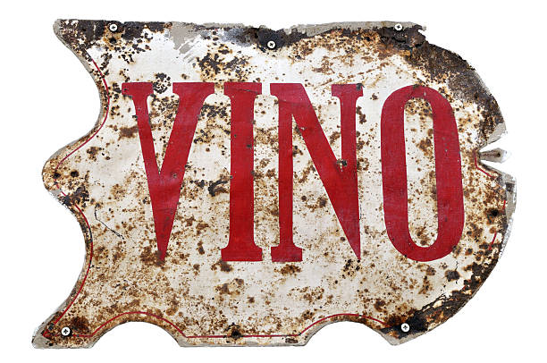 istock Old Vino sign from Italy 182882238