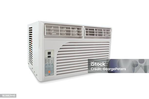 Air Conditioner With Clipping Path Stock Photo - Download Image Now - Air Conditioner, White Background, Cut Out