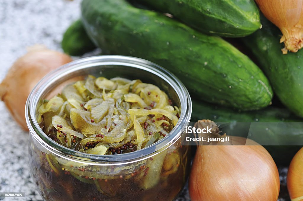 Hausgemachte Gurken-pickle - Lizenzfrei Beilage Stock-Foto