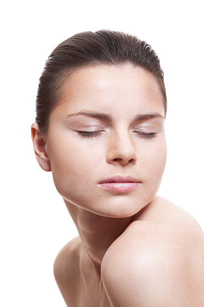 istock Close-up face of young woman 182882721