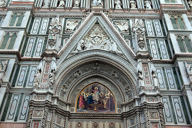 istock Il Duomo Facade in Florence Italy 182882747