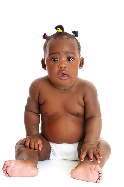 istock African American Baby In a Diaper 182883176