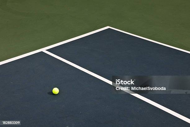 Tennis Ball Stock Photo - Download Image Now - Baseline, Competition, Exercising