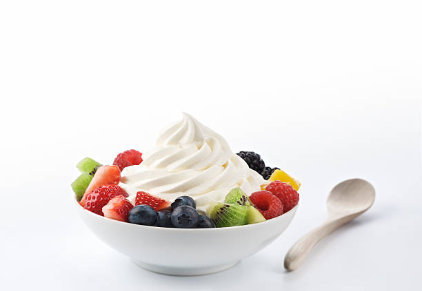 istock Frozen Yogurt with Mixed Fruit - XXXL 182883480