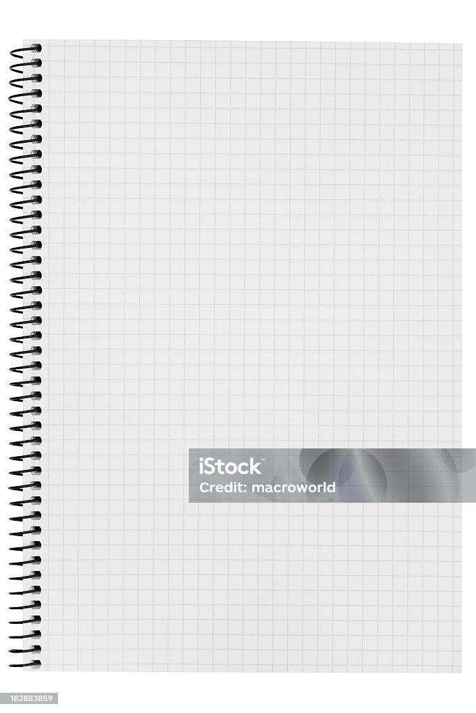 Bloco de notas em espiral - Foto de stock de Caderno de Anotação royalty-free