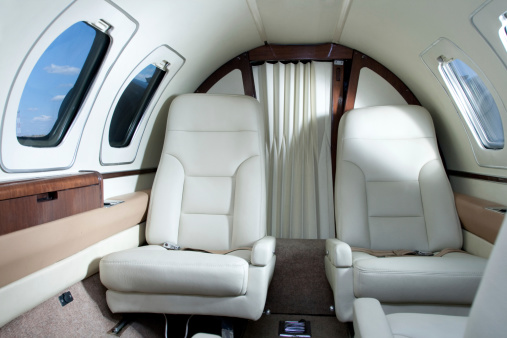 Interior of a private jetClick on similar images from my gallery: