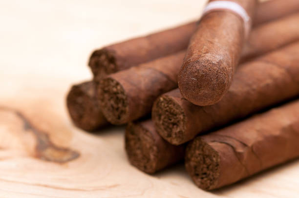 istock Macro of cigars 182884425