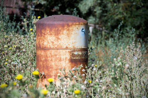 Water Tank Rusted Rusted Water Tank Stock Photo - Download Image Now - Agricultural Field ...