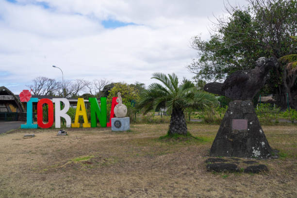 istock word spell sign Easter Island  Chile 1828844701