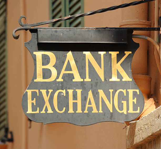 istock Bank Exchange Sign, Monaco 182884538