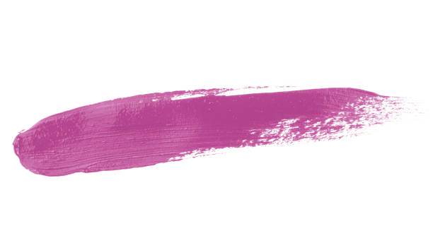 istock Line stroke of paint as a design underline element isolated over the white background 1828846273