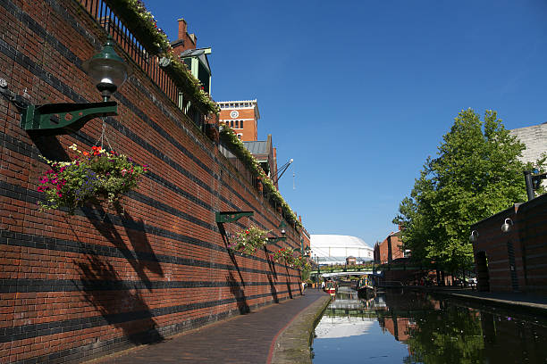 brindley-place, birmingham - international convention center stock-fotos und bilder