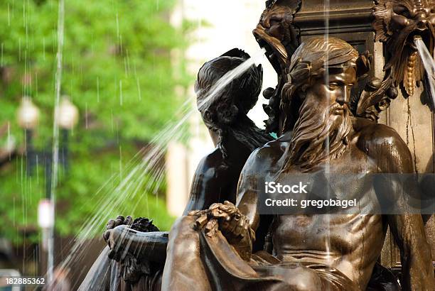 Dem Römischen Gott Neptune At Brewer Brunnen In Boston Ma Stockfoto und mehr Bilder von Boston