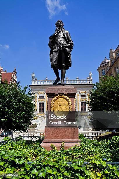 Leipzig Goethe Monument Stock Photo - Download Image Now - Johann Wolfgang von Goethe, Leipzig - Saxony, Architecture