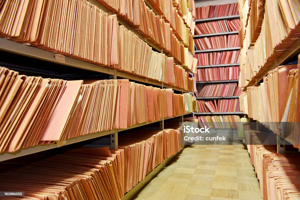 L'archivio - Foto stock royalty-free di Archivio