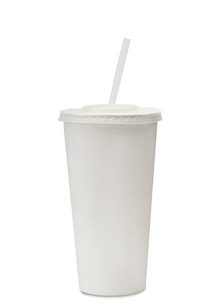 di fast food soda - disposable cup plastic recycling cup foto e immagini stock