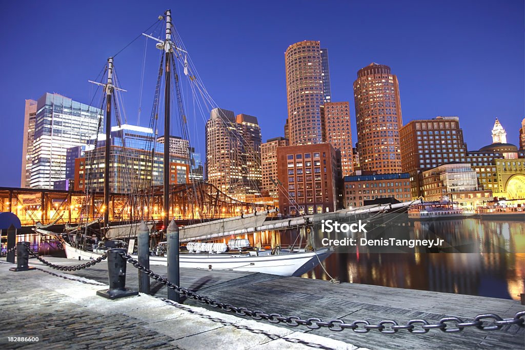 Boston Waterfront - Foto stock royalty-free di Boston - Massachusetts