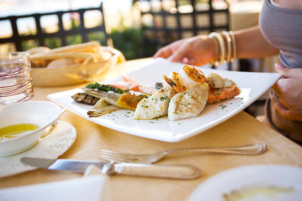 Seafood stock photo