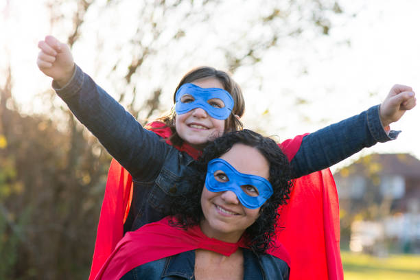 istock Mother and Daughter Superheroes 1828870368