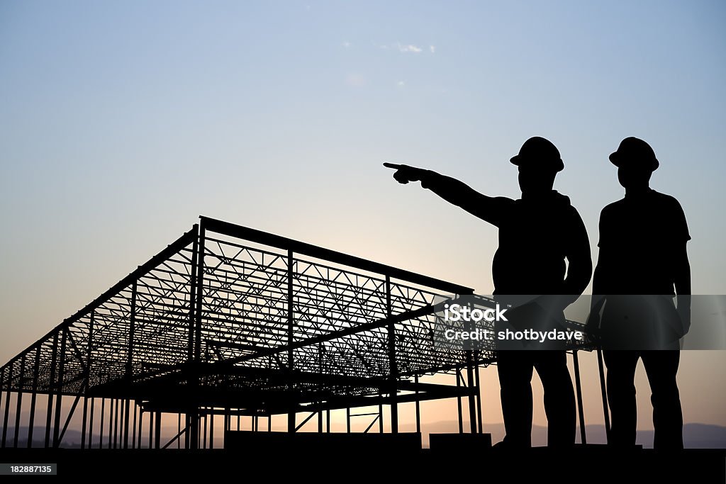 Construção de inquérito - Royalty-free Obra Foto de stock