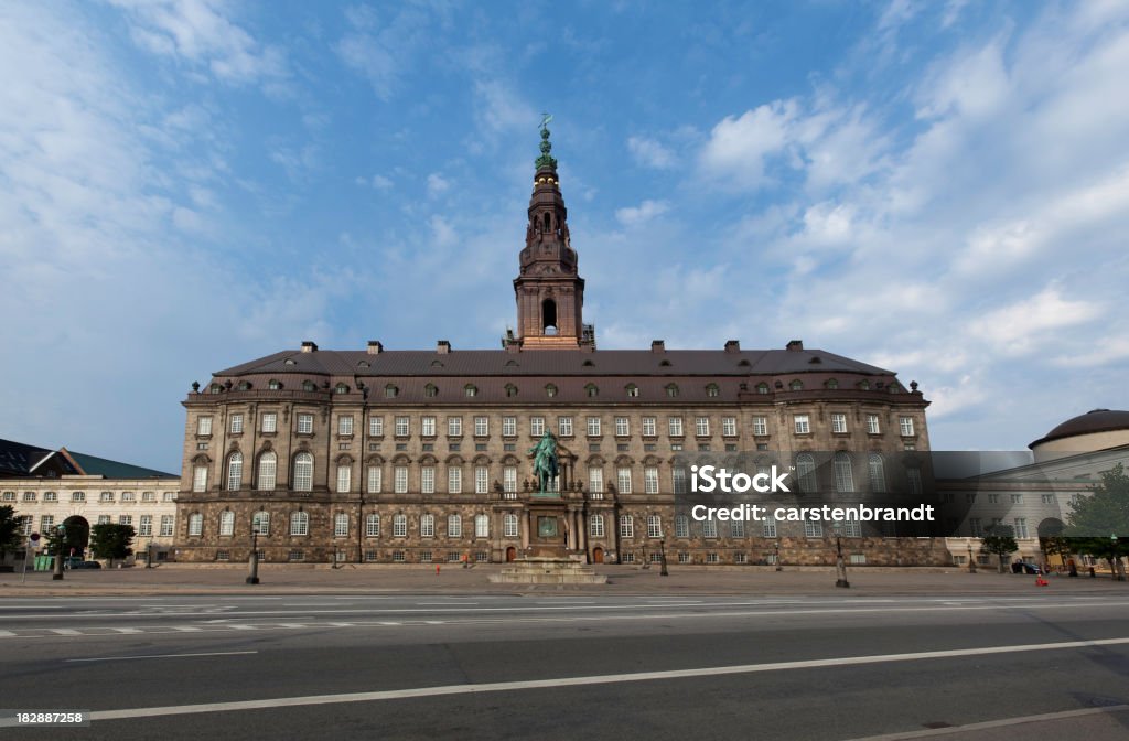 Christiansborg die dänischen parliamen - Lizenzfrei Dänemark Stock-Foto