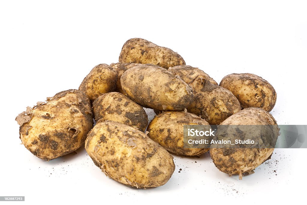 Neue Kartoffeln - Lizenzfrei Erdreich Stock-Foto