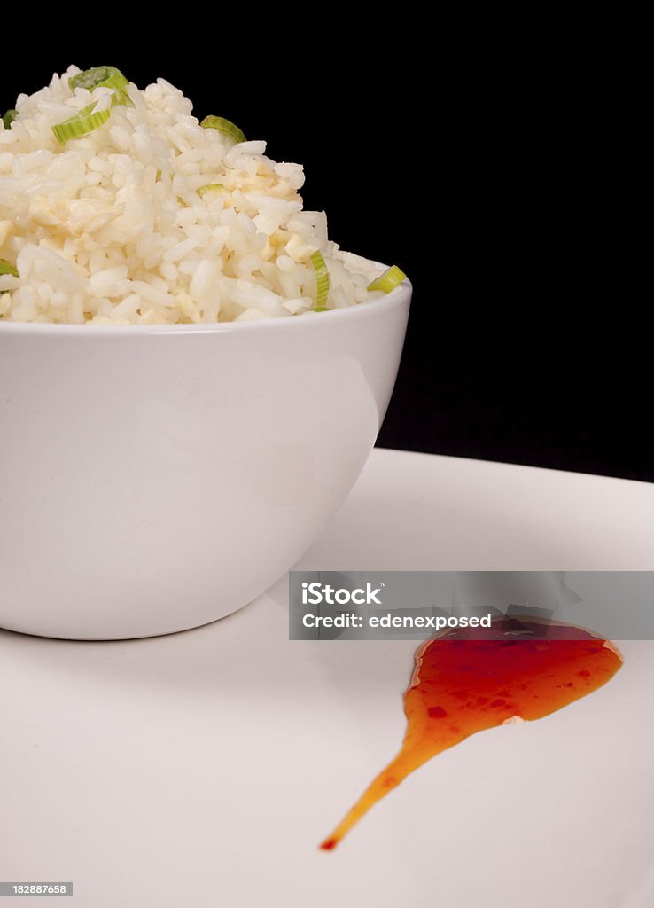 Jajko Smażony ryż i słodki Sos chili - Zbiór zdjęć royalty-free (Bez ludzi)