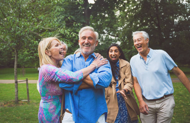 istock Senior group old buddies reunion in London 1828877301