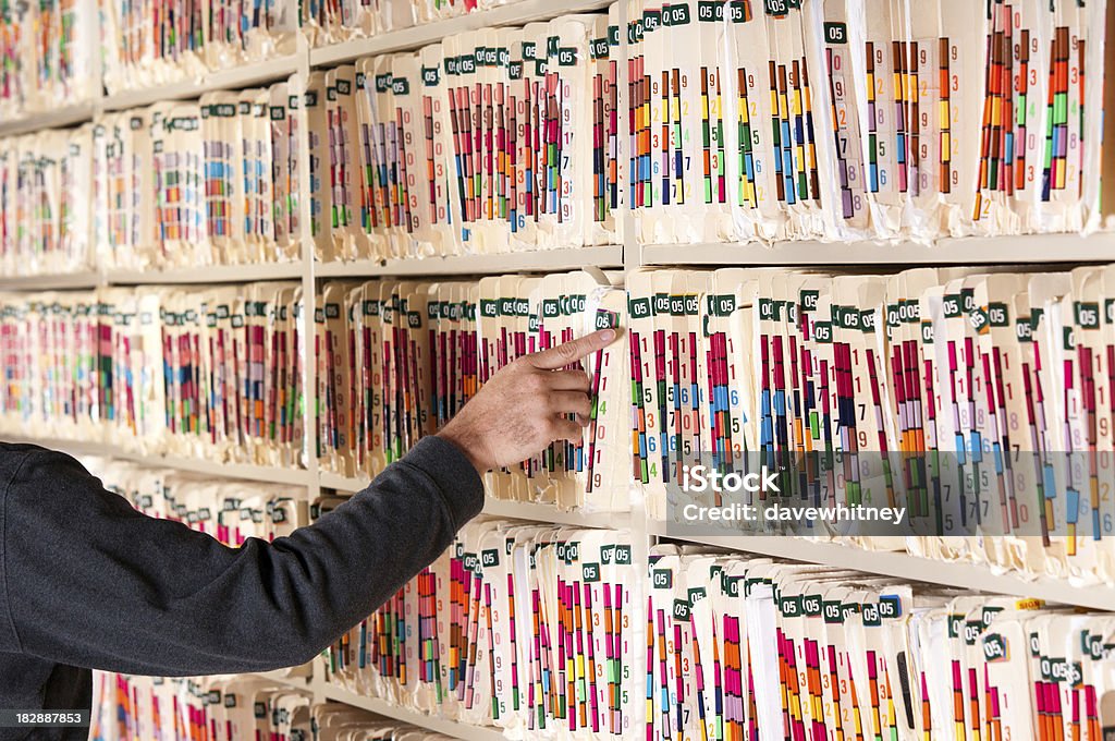 Medizinischen Aufzeichnungen-Auswahl - Lizenzfrei Akte Stock-Foto