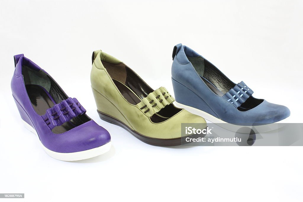 Conjunto de sapatos femininos - Royalty-free Abundância Foto de stock