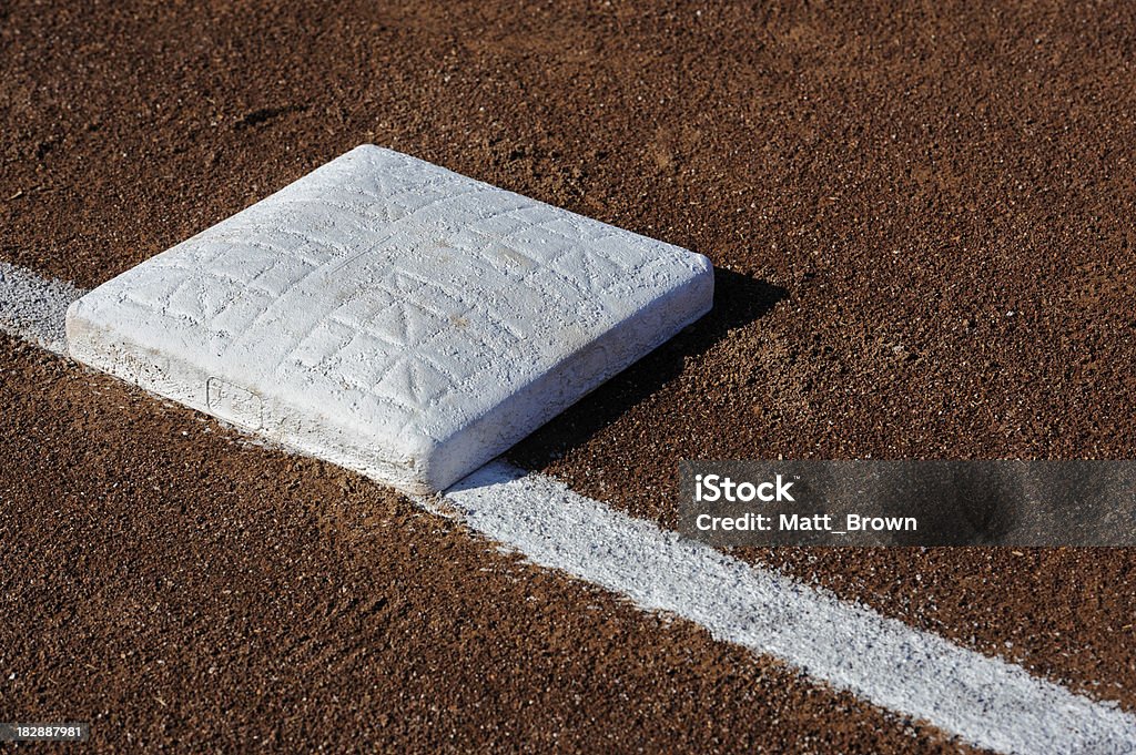 Base de beisebol - Foto de stock de Base - Equipamento esportivo royalty-free