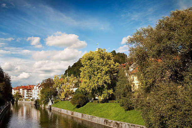 istock Ljubljana River on a sunny day 182888400