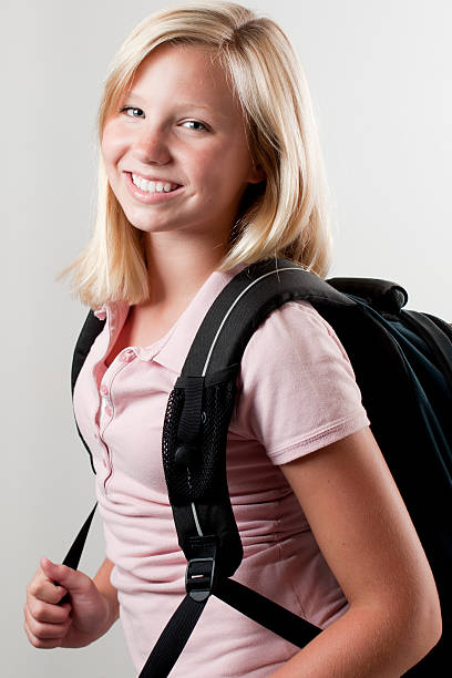 istock Pretty Blond High School Girl 182888484
